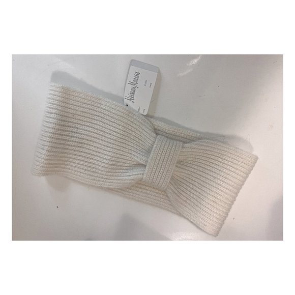 Sophia Cashmere NWT 100% Cashmere Cream Headband - Picture 1 of 3